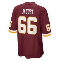 W.Football Team #66 Joe Jacoby Burgundy Retired Player Jersey Stitched American Football Jerseys