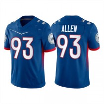 W.Football Team #93 Jonathan Allen 2022 Royal Pro Bowl Stitched Jersey American Football Jerseys