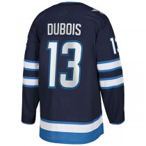 W.Jets #13 Pierre-Luc Dubois Home Authentic Player Jersey Navy Stitched American Hockey Jerseys