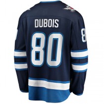 W.Jets #80 Pierre-Luc Dubois Fanatics Branded Breakaway Player Jersey Navy Stitched American Hockey Jerseys