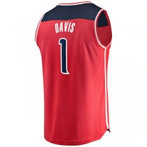 W.Wizards #1 Johnny Davis Fanatics Branded Draft First Round Pick Fast Break Replica Jersey Red Icon Edition Stitched American Basketball Jersey