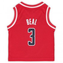 W.Wizards #3 Bradley Beal Infant Replica Jersey Icon Edition Red Stitched American Basketball Jersey