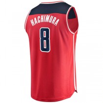 W.Wizards #8 Rui Hachimura Fanatics Branded Replica Fast Break Jersey Red Icon Edition Stitched American Basketball Jersey