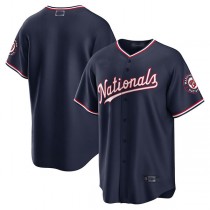 Washington Nationals Navy Alternate Replica Team Jersey Baseball Jerseys