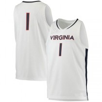 #1 V.Cavaliers Replica Basketball Jersey White Stitched American College Jerseys