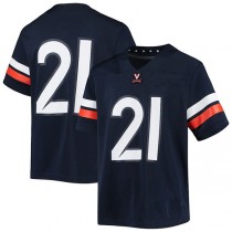 #21 V.Cavaliers Untouchable Football Jersey Navy Stitched American College Jerseys