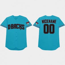 2022 Custom Baseball Stitched Jerseys Arizona Diamondbacks Blue Players Weekend Nickname Jersey