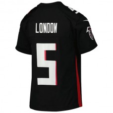 A.Falcons #5 Drake London Black Game Jersey Stitched American Football Jerseys
