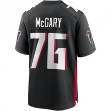 A.Falcons #76 Kaleb McGary Black Game Jersey Stitched American Football Jerseys