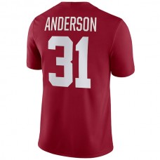 Alabama Crimson Tide #31 Will Anderson NIL Football Replica Jersey Crimson Stitched American College Jerseys Football Jersey