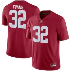Alabama Crimson Tide #32 Rashaan Evans Game Jersey Crimson Stitched American College Jerseys Football Jersey