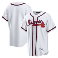 Atlanta Braves White Home Blank Replica Jersey Stitches Baseball Jerseys
