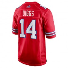 B.Bills #14 Stefon Diggs Red Game Player Jersey Stitched American Football Jerseys