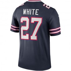 B.Bills #27 Tre'Davious White Navy Inverted Legend Jersey Football Stitched American Jerseys