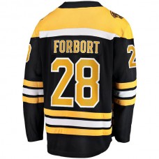 B.Bruins #28 Derek Forbort Fanatics Branded Home Breakaway Player Jersey Black Stitched American Hockey Jerseys