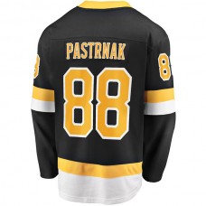 B.Bruins #88 David Pastrnak Fanatics Branded Alternate Premier Breakaway Player Jersey Black Stitched American Hockey Jerseys