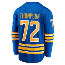 B.Sabres #72 Tage Thompson Fanatics Branded Home Breakaway Player Jersey Royal Stitched American Hockey Jerseys