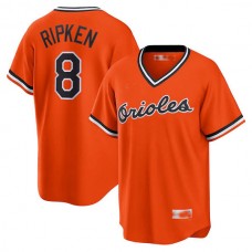 Baltimore Orioles #8 Cal Ripken Jr. Orange Alternate Cooperstown Collection Player Jersey Baseball Jerseys