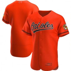 Baltimore Orioles Orange Alternate Authentic Team Jersey Baseball Jerseys