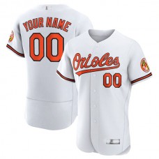 Baseball Jerseys Custom Baltimore Orioles White Home Authentic Custom Jersey