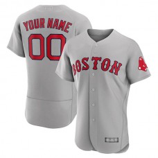 Baseball Jerseys Custom Boston Red Sox Gray Road Authentic Custom Jersey