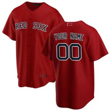 Baseball Jerseys Custom Boston Red Sox Red Alternate Replica Custom Jersey