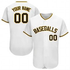 Baseball Jerseys Custom Pittsburgh Pirates Stitched Personalized Button Down Baseball T Shirt