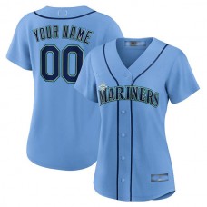 Baseball Jerseys Custom Seattle Mariners Blue Alternate Custom Replica Jersey