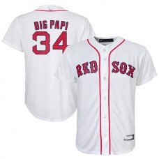 Boston Red Sox #34 David Ortiz White Replica Player Jersey Baseball Jerseys