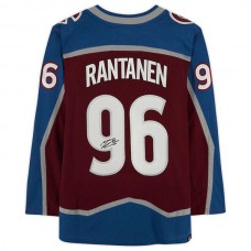 C.Avalanche #96 Mikko Rantanen Fanatics Authentic Autographed Jersey Burgundy Stitched American Hockey Jerseys
