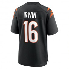 C.Bengals #16 Trenton Irwin Black Game Player Jersey Stitched American Football Jerseys