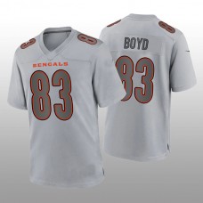 C.Bengals #83 Tyler Boyd Gray Atmosphere Game Jersey Stitched American Football Jerseys