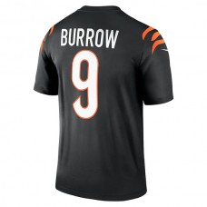 C.Bengals #9 Joe Burrow Black Legend Jersey Stitched American Football Jerseys