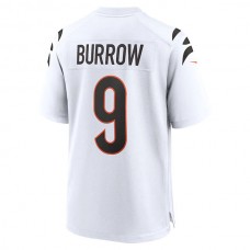 C.Bengals #9 Joe Burrow White Game Jersey Stitched American Football Jerseys