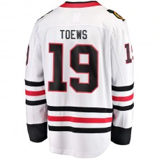 C.Blackhawks #19 Jonathan Toews Fanatics Branded Breakaway Player Jersey White Stitched American Hockey Jerseys
