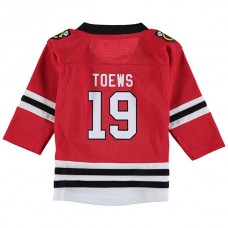 C.Blackhawks #19 Jonathan Toews Infant Replica Player Jersey Red Stitched American Hockey Jerseys
