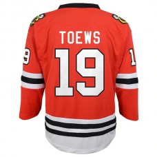 C.Blackhawks #19 Jonathan Toews Toddler Replica Player Jersey Red Stitched American Hockey Jerseys