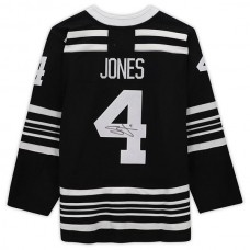 C.Blackhawks #4 Seth Jones Fanatics Authenti Autographed Alternate Authentic Jersey Black Stitched American Hockey Jerseys