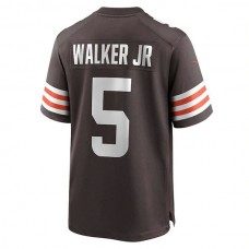 C.Browns #5 Anthony Walker Jr. Brown Player Game Jersey Stitched American Football Jerseys