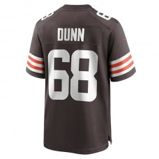C.Browns #68 Michael Dunn Brown Game Jersey Stitched American Football Jerseys
