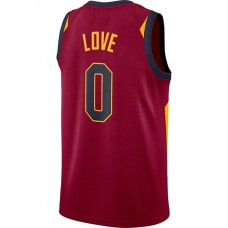 C.Cavaliers #0 Kevin Love Swingman Jersey Maroon Wine Icon Edition Stitched American Basketball Jersey