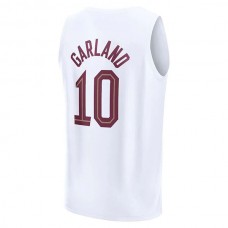 C.Cavaliers #10 Darius Garland Fanatics Branded 2022-23 Fast Break Replica Jersey White Association Edition Stitched American Basketball Jersey