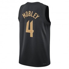 C.Cavaliers #4 Evan Mobley Jordan Brand 2022-23 Statement Edition Swingman Jersey Black Stitched American Basketball Jersey