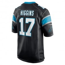 C.Panthers #17 Rashard Higgins Black Game Player Jersey Stitched American Football Jerseys