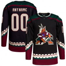 Custom A.Coyotes Home Primegreen Authentic Pro Custom Jersey Black Stitched American Hockey Jerseys