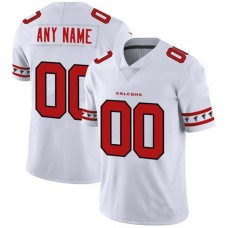 Custom A.Falcons White Team Logo Vapor Limited Jersey Stitched American Football Jerseys