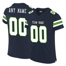 Custom Football Jersey Seattle Seahawks Design Navy Stitched Name And Number Size S to 6XL Christmas Birthday Gift
