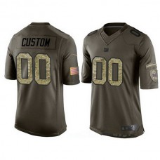 Custom LV.Raiders Olive Camo Salute To Service Veterans Day Limited Jersey Stitched American Football Jerseys