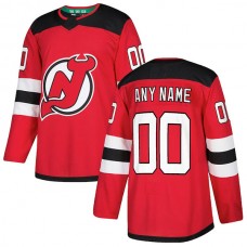 Custom NJ.Devils Authentic Jersey Red Stitched American Hockey Jerseys