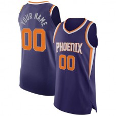 Custom P.Suns 2021-22 Diamond Swingman Authentic Custom Jersey Purple Icon Edition Stitched Basketball Jersey